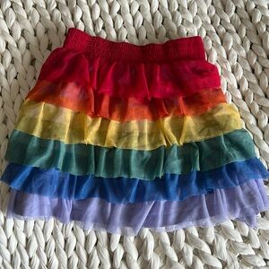 Hanna Andersson Rainbow Tulle Skirt (130 / 8 US)